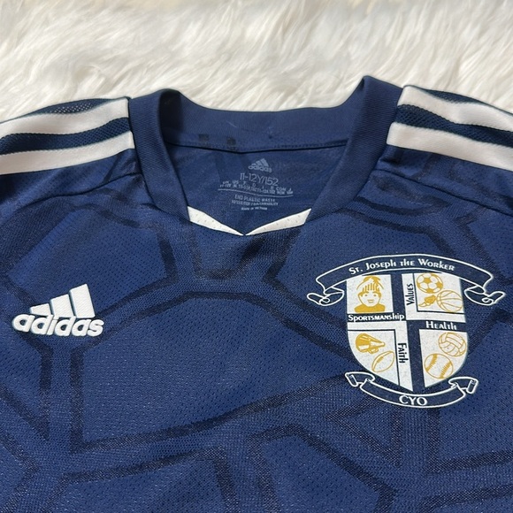 Adidas Condivo 22 Match Day Jersey Royal, Dark Navy Blue Youth  Sz.M 11-12Y - Picture 4 of 8
